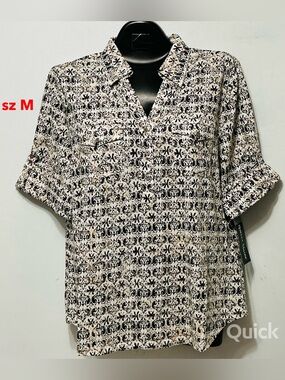 M - NWT Rebecca Malone Short Sleeve Tops
